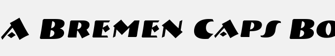 A_Bremen Caps Bold Italic